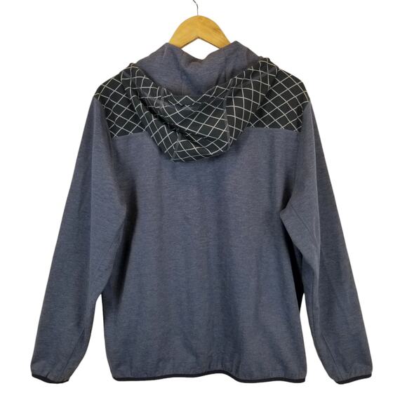 Rhone Men's Hooded Full Front Zip Lightweight Jacket Blue Size Large - Picture 2 of 9